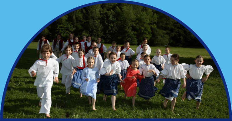 The children ethnical ensemble Brnnsk Valek